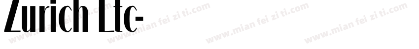 Zurich Ltc字体转换